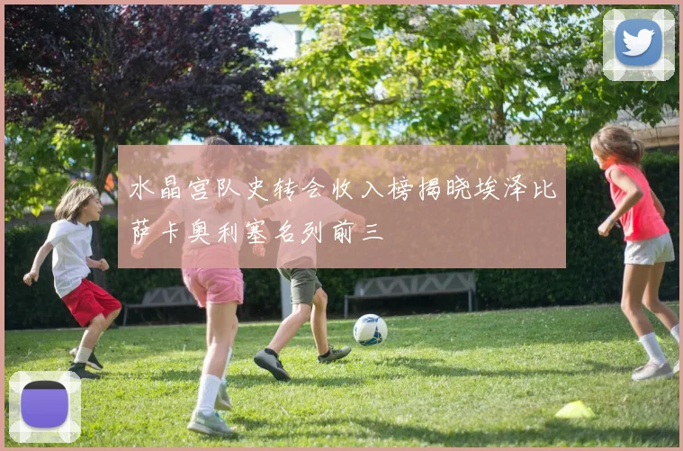 水晶宫队史转会收入榜揭晓埃泽比萨卡奥利塞名列前三